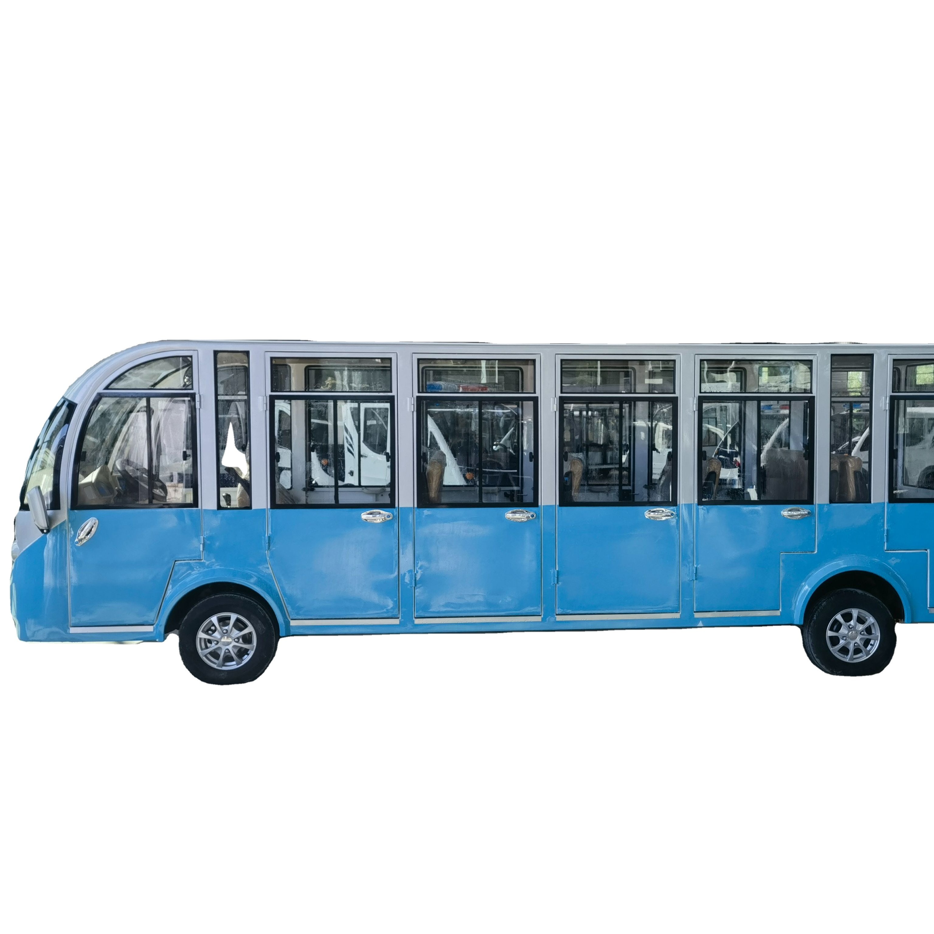 Custom Logo 17 Seater Passenger Electric Bus City 72V Luxury Electric Sightseeing Car for Sale